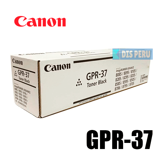 TONER GPR 37 FOR CANON IR ADVANCE 8580